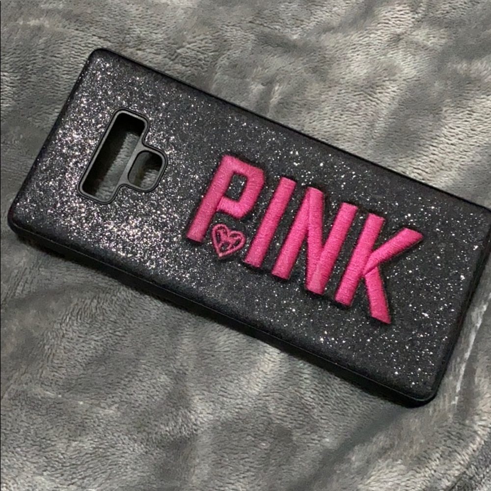 Pink Galaxy Note 9 Case Sparkle glitter
